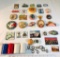 Vintage Refrigerator Magnets and Poker Chips