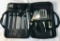 Cased Travel Cooking Utensils & Knife Set