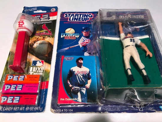 Starting Lineup Action Figure and Pez Candy Dispenser
