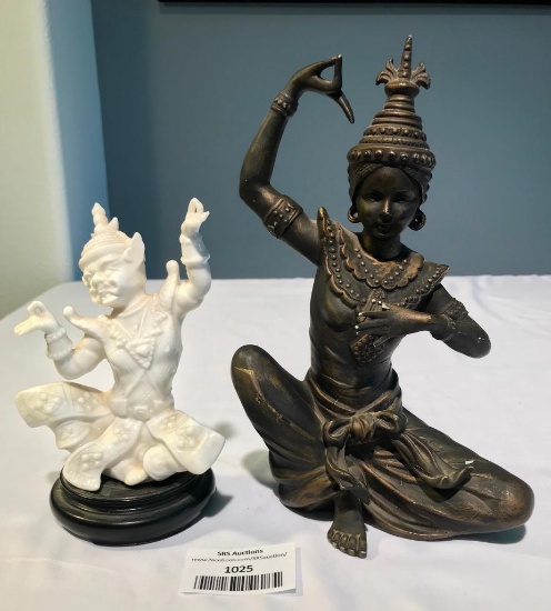 (2) Hindu-esque Statues