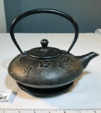 Cast Iron Tea Pot with Cast Iron Placeholder