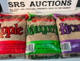 60 lbs. Wood Pellets (1 )20 lb. BAG Each of Apple, Mesquite, & Hickory, (Real Wood / No fillers)