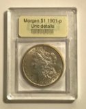 1901 P Morgan $1 Unc. Details  ***Auction Highlight Item***
