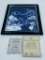 Vintage Muhammad Ali V Joe Frasier Dual Autograph In BLUE Ink.
