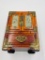 Vintage Asian Chinese Wooden Jewelry Box ChestCarved Panel Deco
