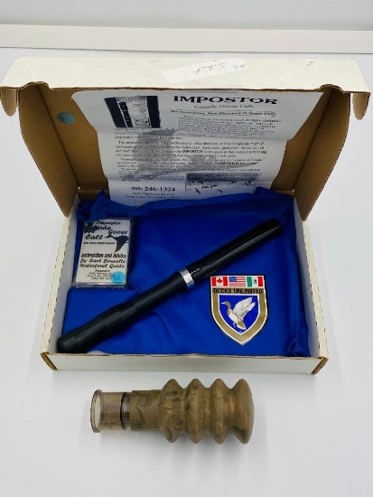Carl Brunette "Imposter" Canadian Goose Call / Turkey Call