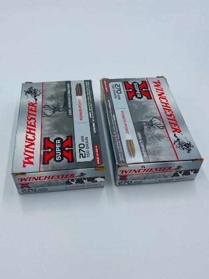 (2) Boxes .270 Ammo