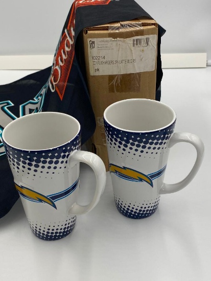 (2) Chargers Latte/Coffee Mugs, etc.