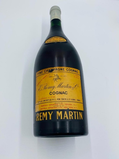 Antique Large Remy Martin Bottle (19" Tall x 6" Wide)