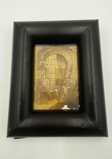 Rare Abraham Lincoln & Cabinet Framed Photo