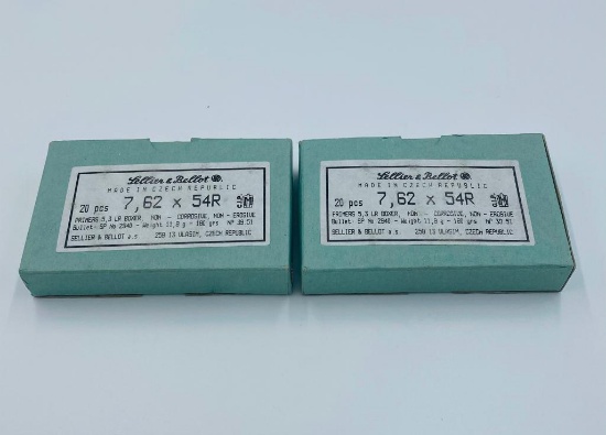 2 Boxes 7.62 x 54R (40 Rounds)