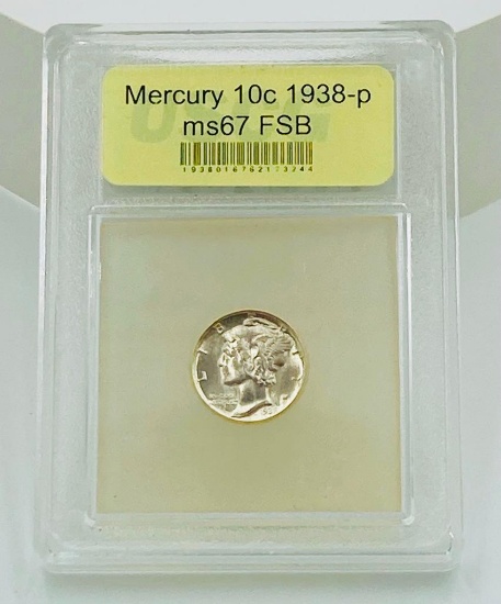 1938-P Mercury Dime