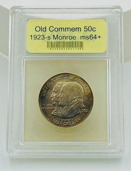 1923 Monroe 50 Cent Piece