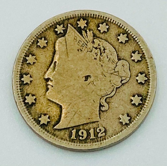 1912-S V Nickel