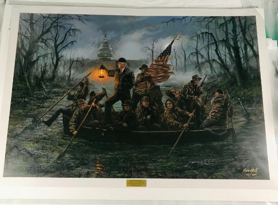 "Crossing The Swamp" Signed Jon McNaughton No. 75/6000 *Sold Out*