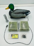 (2) Packs MRE Heaters, Decoy, Mount, Gun Lock