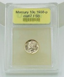 1938-P Mercury Dime