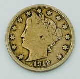 1912-S V Nickel