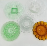 Misc. Vintage Glass/Crystal. Pie, Deviled Eggs Etc.