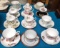 12 English Bone China Tea Cups & Saucers