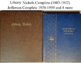 2 Albums of Liberty and Jefferson Nickels