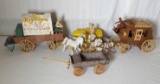 Roy Rogers & Dale Evans Plastic Stage Coaches
