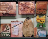 Lot Of 9 Vintage Tin Signs