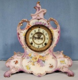 Ansonia Mantle Clock with Royal Bonn Case