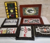7 Framed Man Cave Wall Art