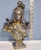 Belle Epoch Art Nouveau Bust 