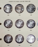 9 American Silver Eagle Coins, 1995-2003 Consecutive Years
