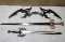 3 Designer Fantasy Swords -Klingon Valdris, Kilgorin Sword of Darkness and Temujin Sword