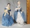 2 Royal Doulton Lady Figurines- Masquerade HN 2251, Adrienne HN2304