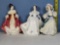 3 Royal Doulton Lady Figurines- Southern Belle HN 2229, Grand Manner HN 2723, Kate HN 2789