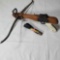 Vintage Wham-O Power Master White Pistol Grip Crossbow with Arrows