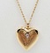 14k Gold Heart Locket Necklace
