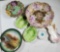 6 Pieces Of Antique Porcelian Dishes