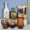 6 Mid Century, French, Mexico and Other Pitchers, Jugs and Decanters