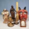 Box Lot of Santos Folk Art and Related Religious Figures