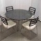 Chrome Craft Kitchen Table and 4 Chairs