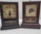 Two Small Shelf Regulator Clocks