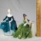 2 Royal Doulton Lady Figurines- Secret Thoughts HN 2382, Janie HN 2461