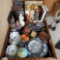 Case Lot of Porcelains, Retro Toys and Decorator Items
