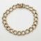 14k Gold Large Curb Link Bracelet