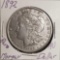1892 Rare AU Morgan Silver Dollar