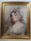 Late 1800's Oil on Canvas Copy of Gilbert Stuart Portrait of Sarah Wentworth Apthorp Morton