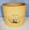 Eagle and Star Decorated Yellowware Crock