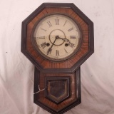 Octagon Wall Regulator Clock