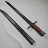 Toyada Automatic Loom Works WWII Japanese Bayonet And Scabbard