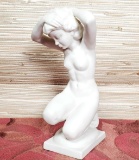 Hutschenreuther Germany Porcelain Kneeling Nude Figurine